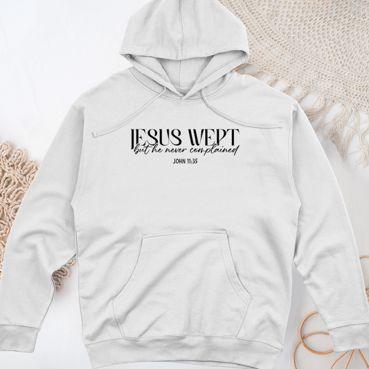 Jesus Wept Midweight Hooded Sweatshirt