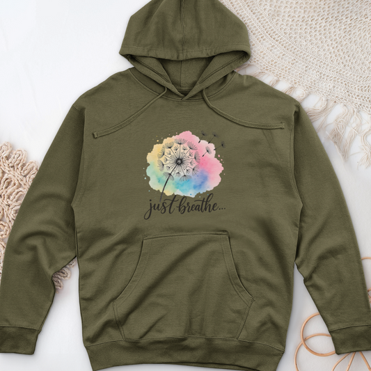 Just Breathe 01 Midweight Hooded Sweatshirt