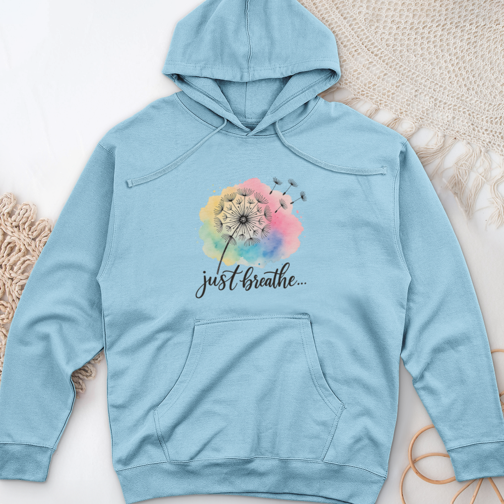 Just Breathe 01 Midweight Hooded Sweatshirt