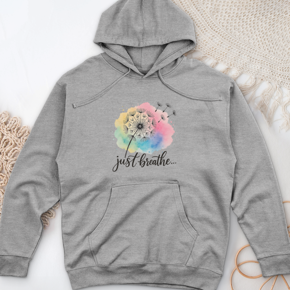 Just Breathe 01 Midweight Hooded Sweatshirt