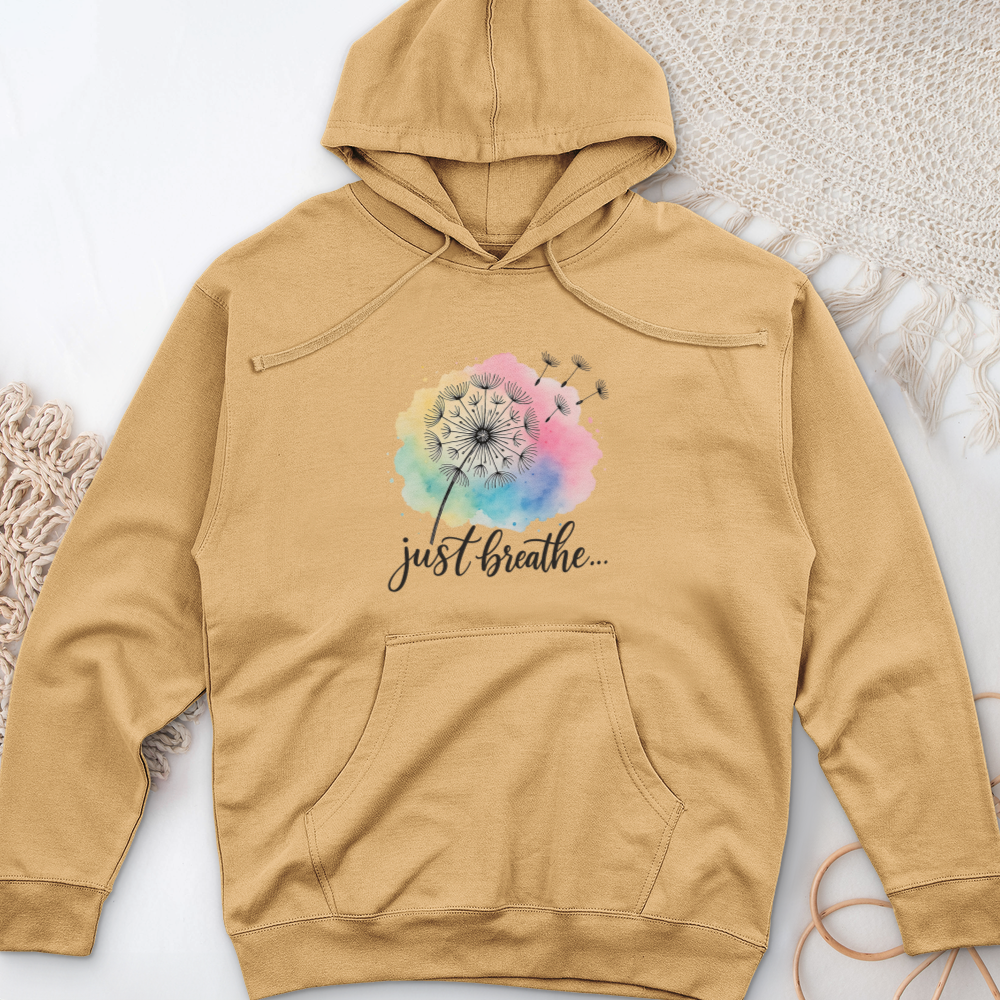 Just Breathe 01 Midweight Hooded Sweatshirt
