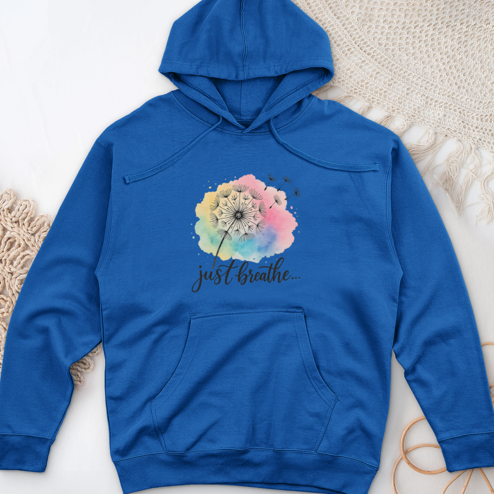 Just Breathe 01 Midweight Hooded Sweatshirt
