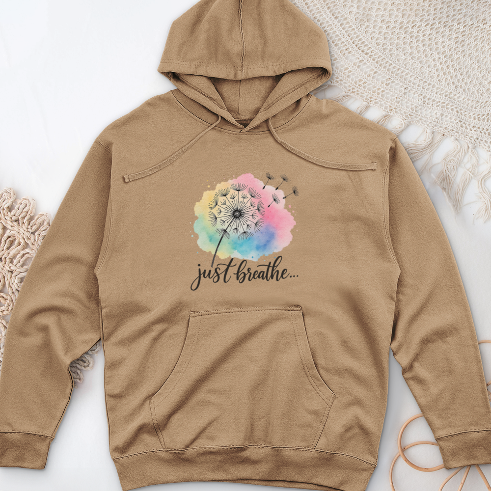 Just Breathe 01 Midweight Hooded Sweatshirt