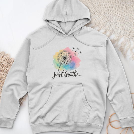 Just Breathe 01 Midweight Hooded Sweatshirt