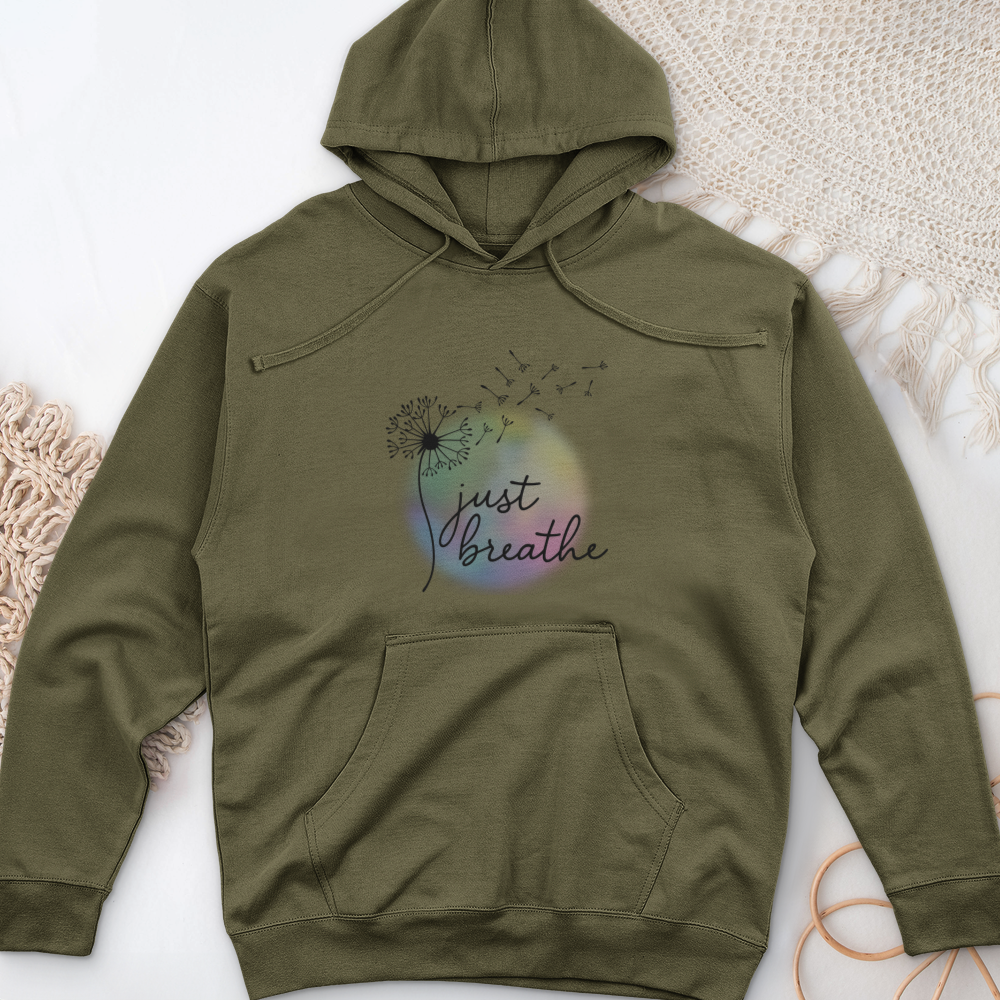 Just Breathe Midweight Hooded Sweatshirt