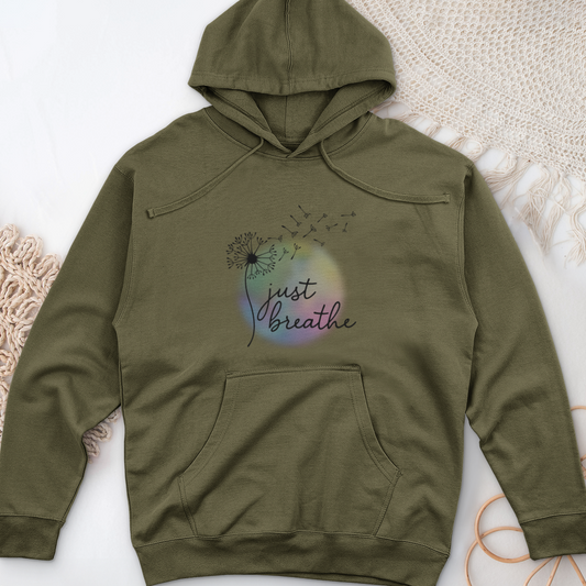 Just Breathe Midweight Hooded Sweatshirt