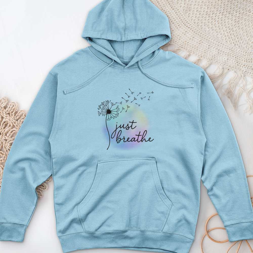 Just Breathe Midweight Hooded Sweatshirt