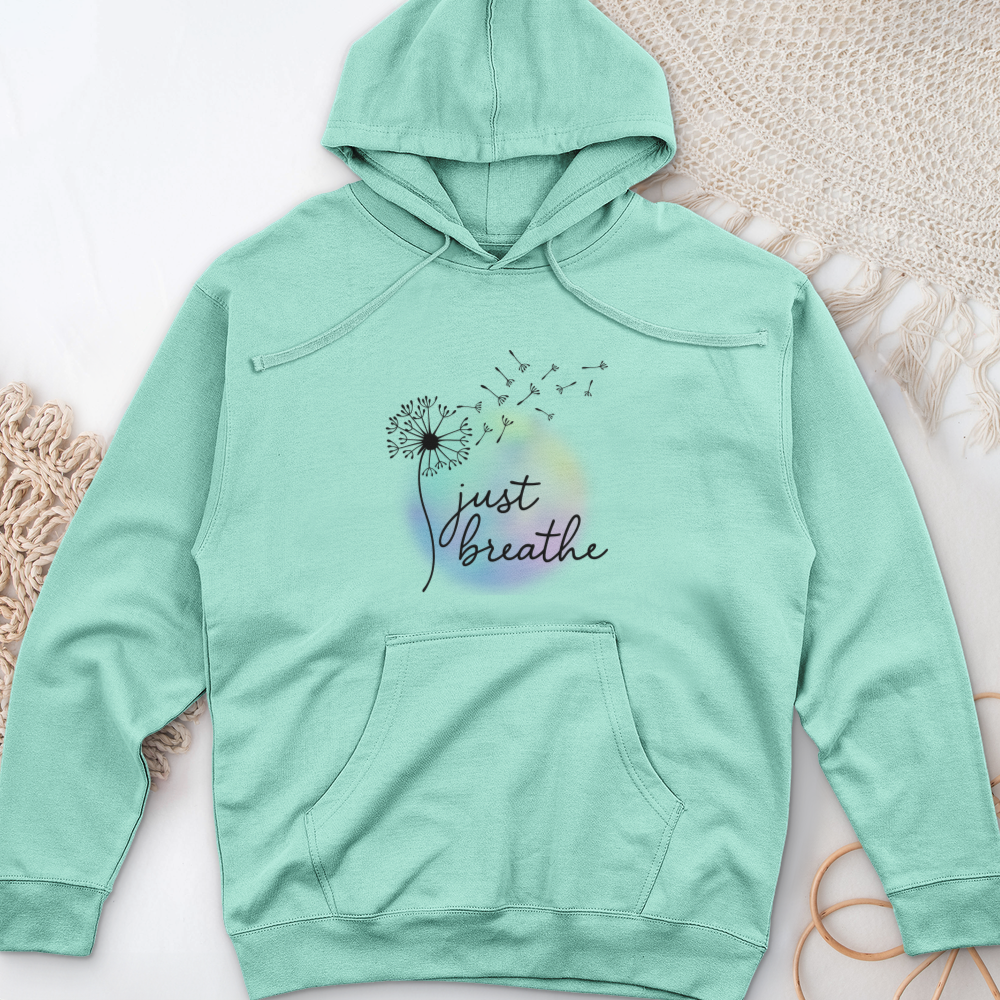 Just Breathe Midweight Hooded Sweatshirt