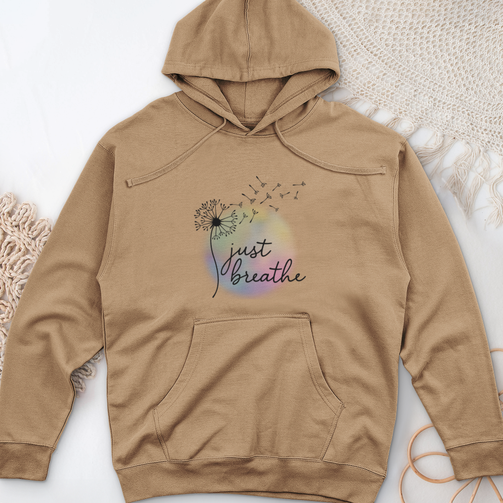 Just Breathe Midweight Hooded Sweatshirt