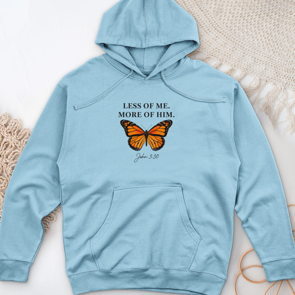 Less Of Me More Of Him Midweight Hooded Sweatshirt