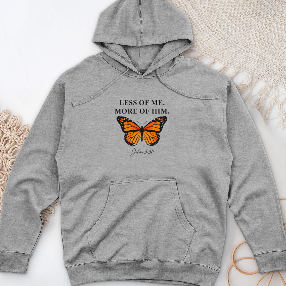 Less Of Me More Of Him Midweight Hooded Sweatshirt