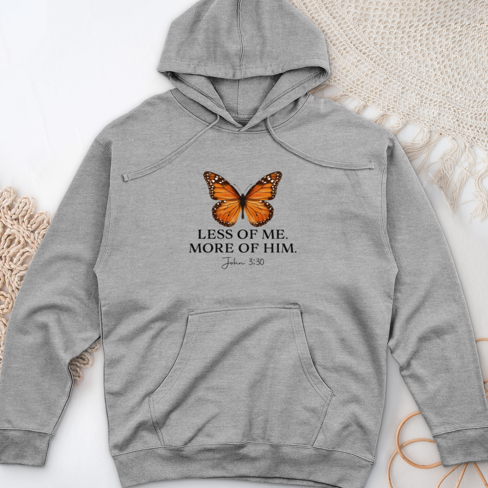 Less Of Me More Of Him Midweight Hooded Sweatshirt