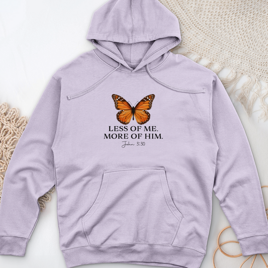 Less Of Me More Of Him Midweight Hooded Sweatshirt