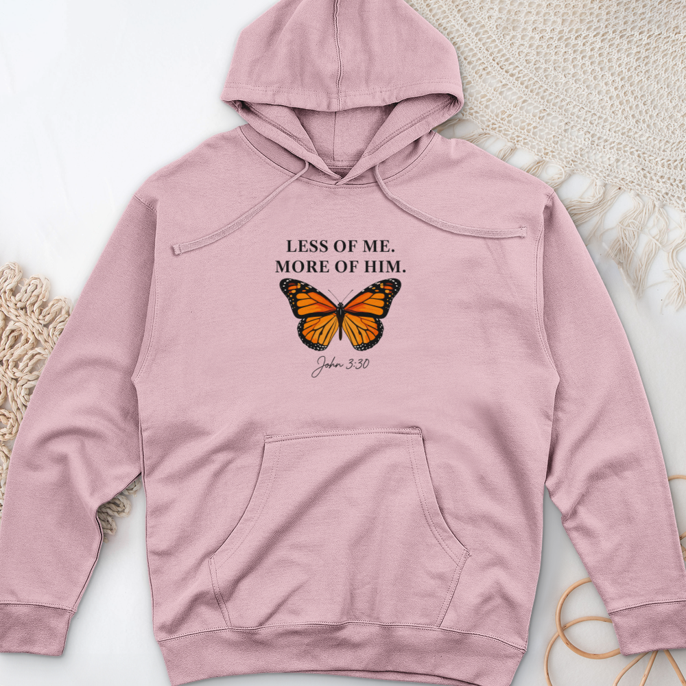 Less Of Me More Of Him Midweight Hooded Sweatshirt