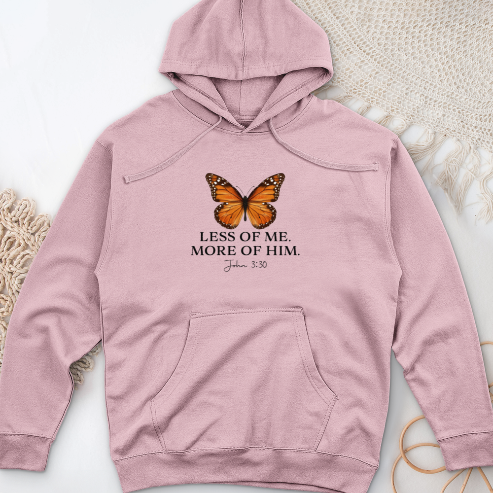 Less Of Me More Of Him Midweight Hooded Sweatshirt
