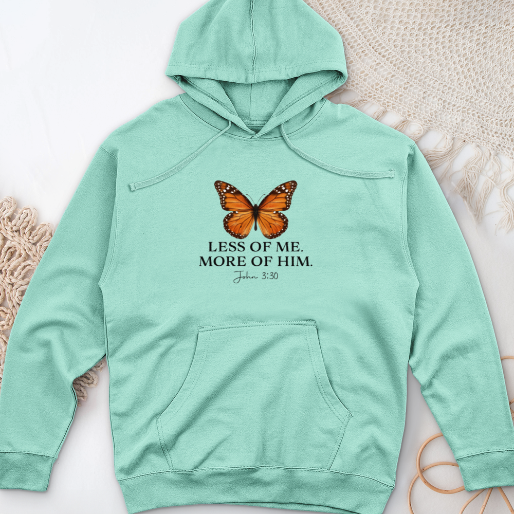 Less Of Me More Of Him Midweight Hooded Sweatshirt