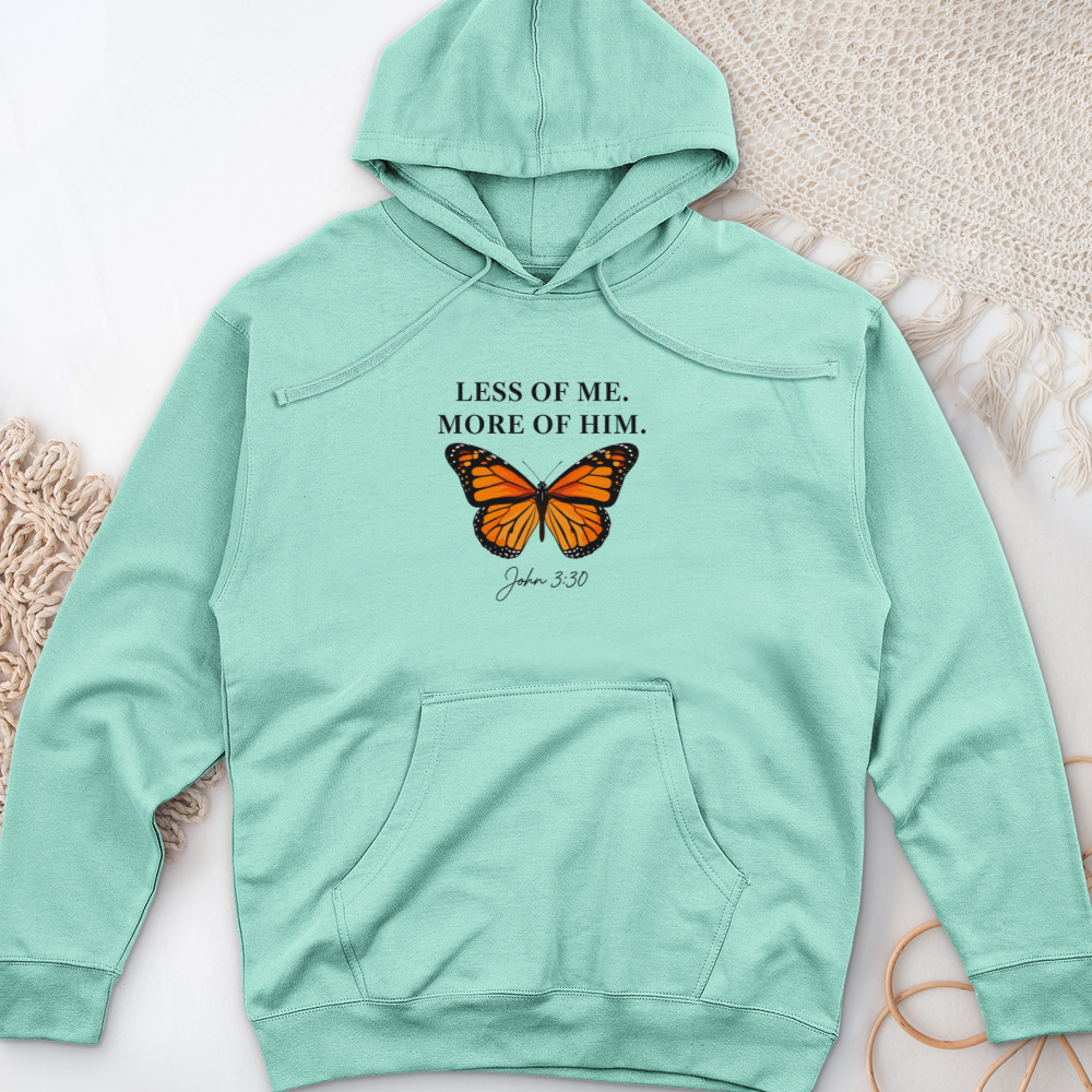 Less Of Me More Of Him Midweight Hooded Sweatshirt