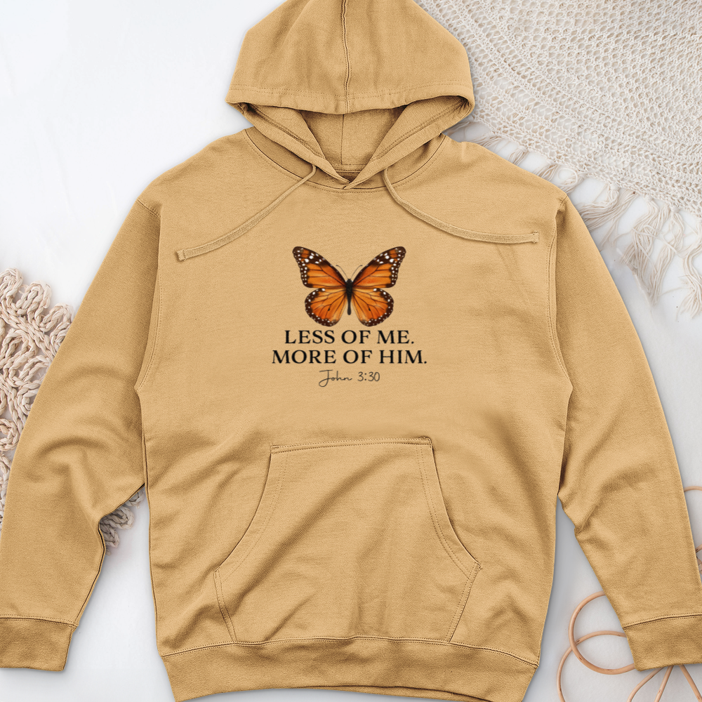 Less Of Me More Of Him Midweight Hooded Sweatshirt