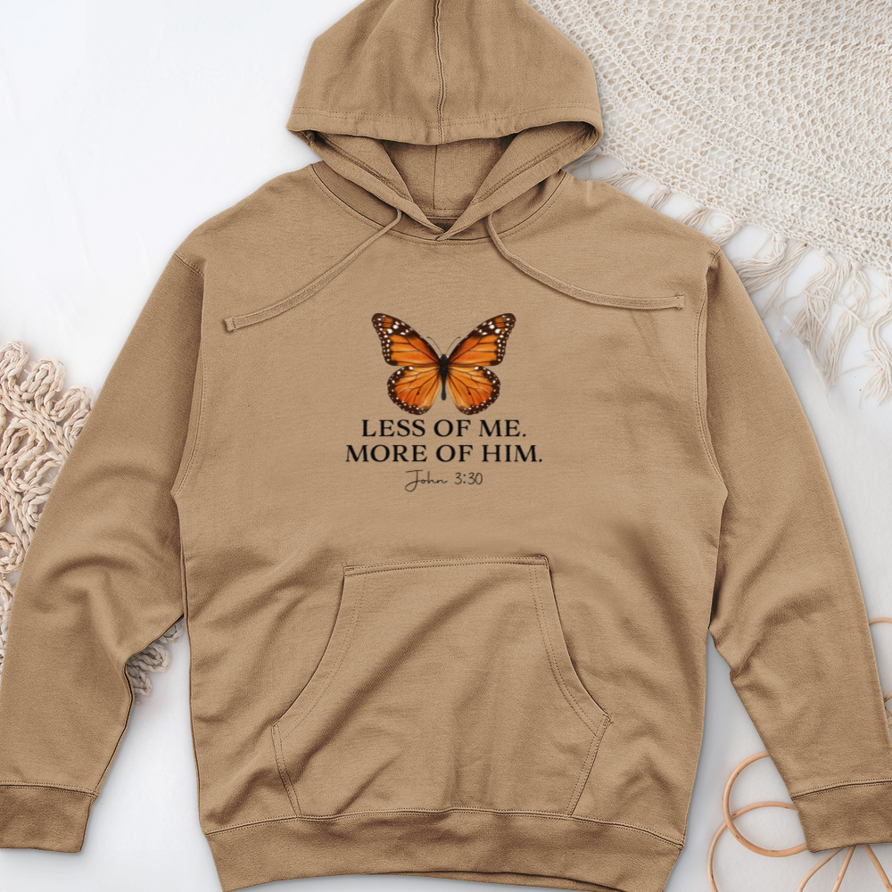 Less Of Me More Of Him Midweight Hooded Sweatshirt