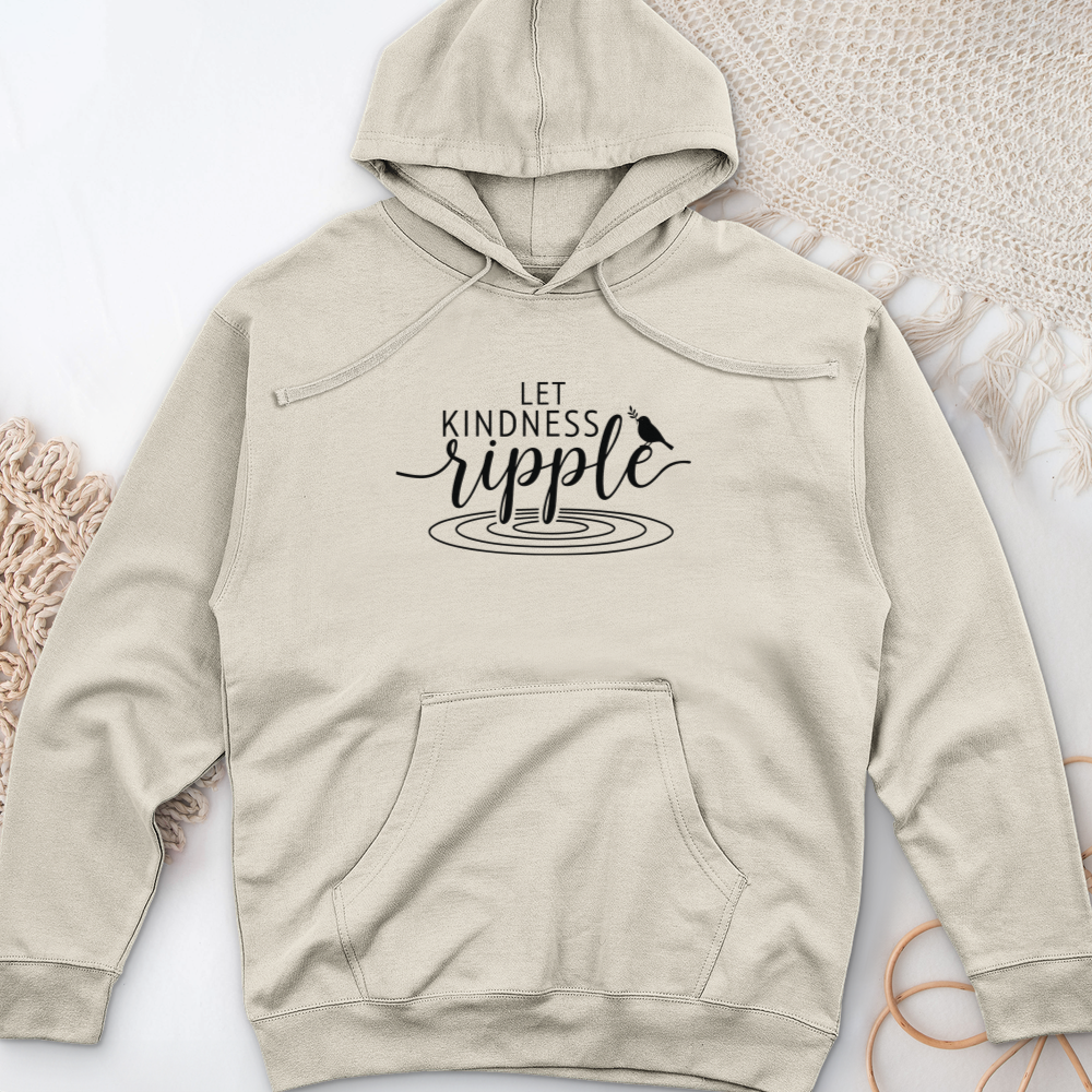 Let Kindness Ripple Midweight Hooded Sweatshirt