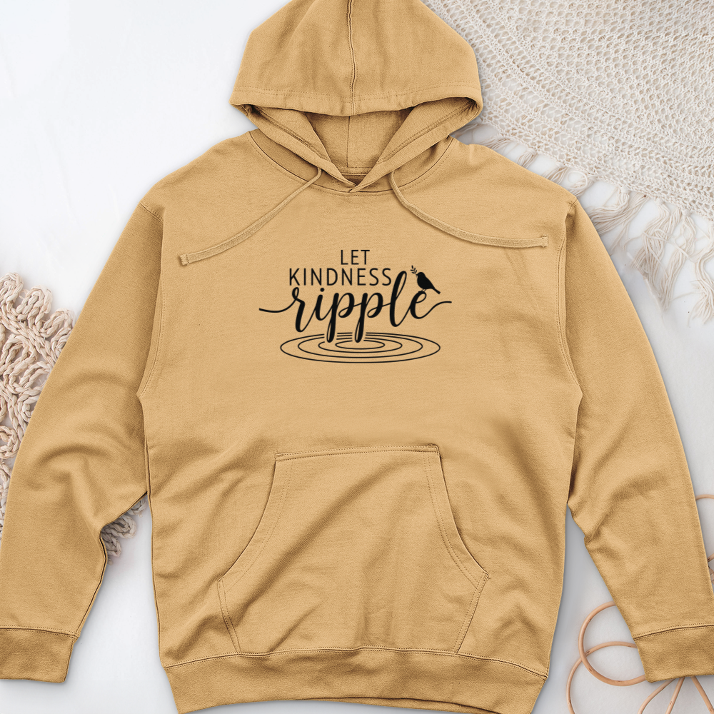 Let Kindness Ripple Midweight Hooded Sweatshirt
