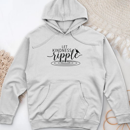 Let Kindness Ripple Midweight Hooded Sweatshirt