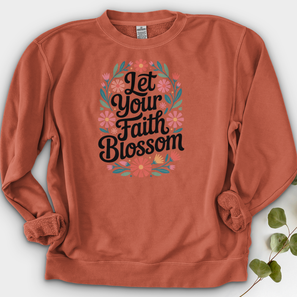 Let Your Faith Blossom Crewneck