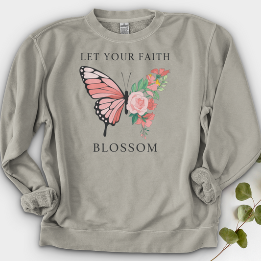 Let Your Faith Blossom Crewneck