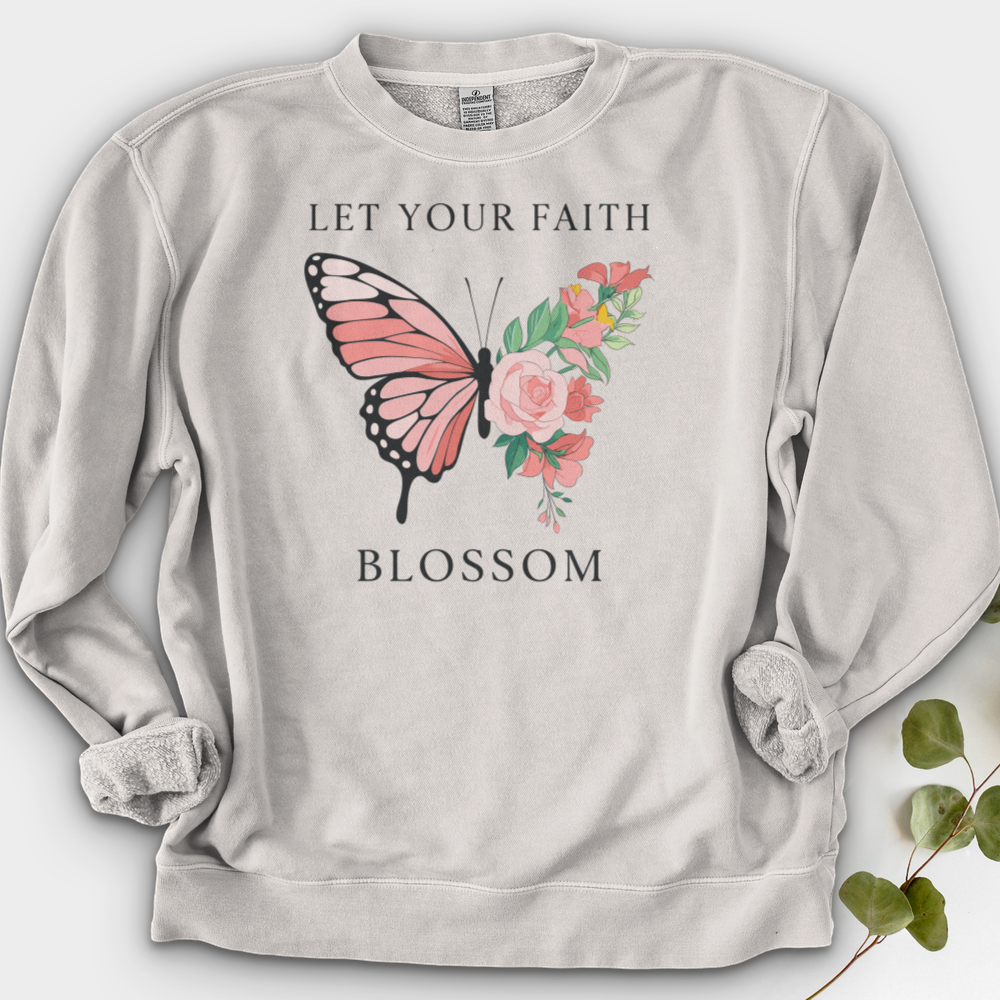Let Your Faith Blossom Crewneck