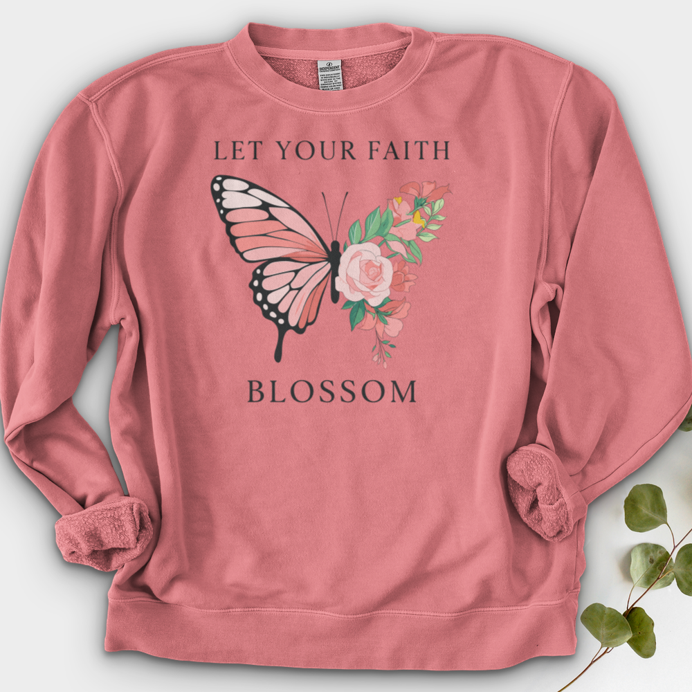 Let Your Faith Blossom Crewneck