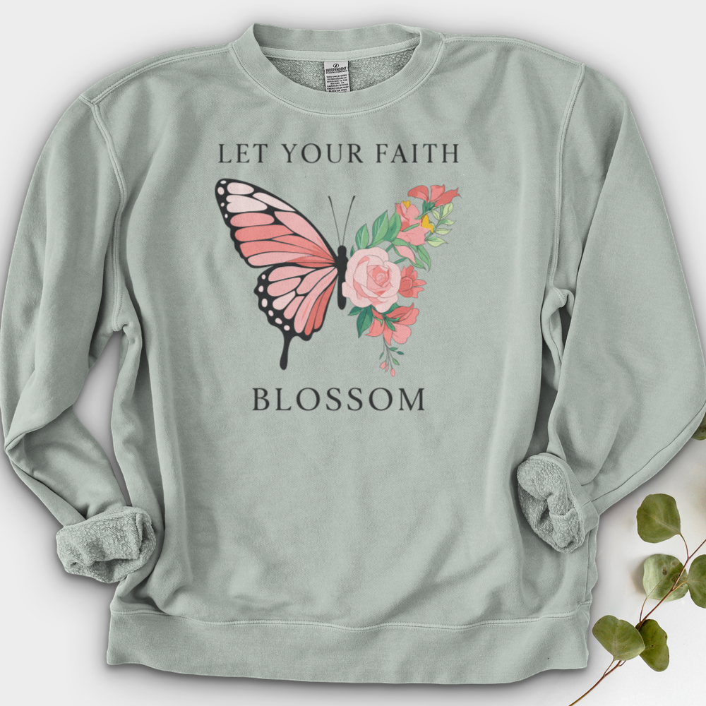 Let Your Faith Blossom Crewneck
