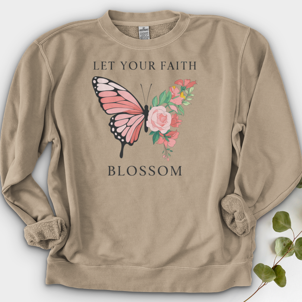 Let Your Faith Blossom Crewneck