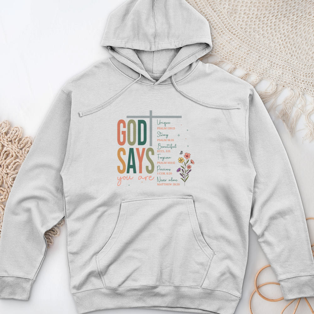 God Says Midweight Hooded Sweatshirt