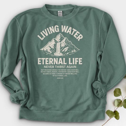 Living Water Eternal Life Crewneck