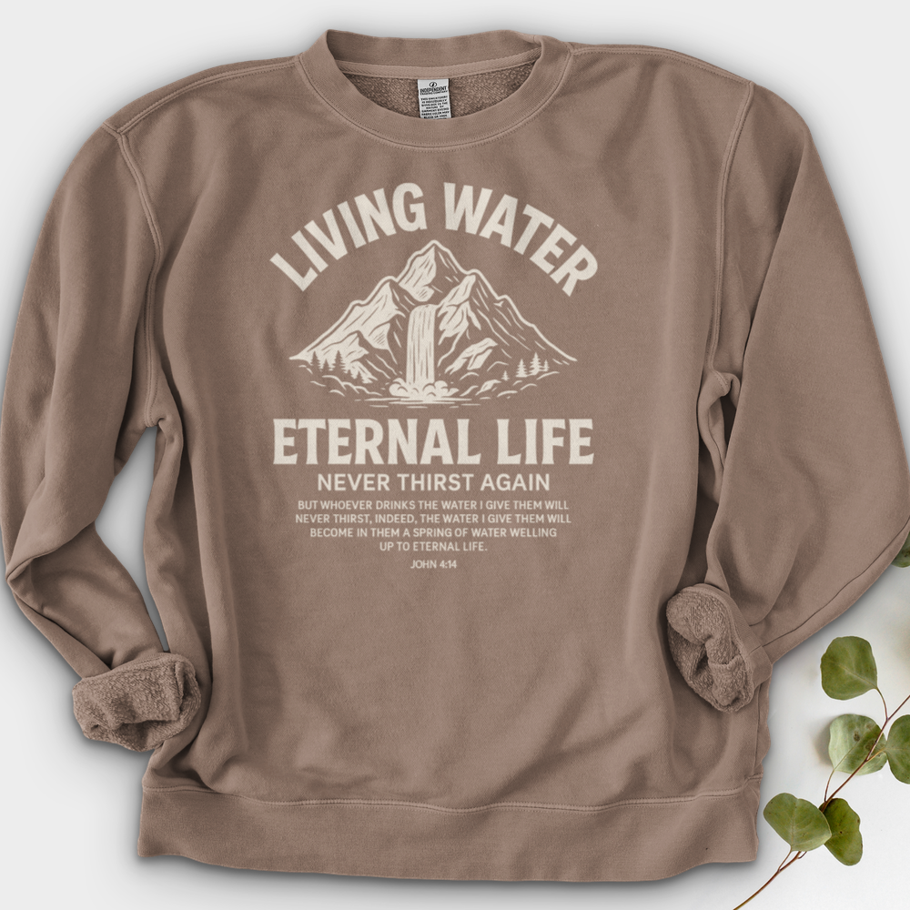 Living Water Eternal Life Crewneck