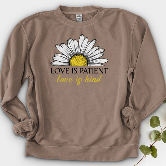 Love Is Patient Crewneck