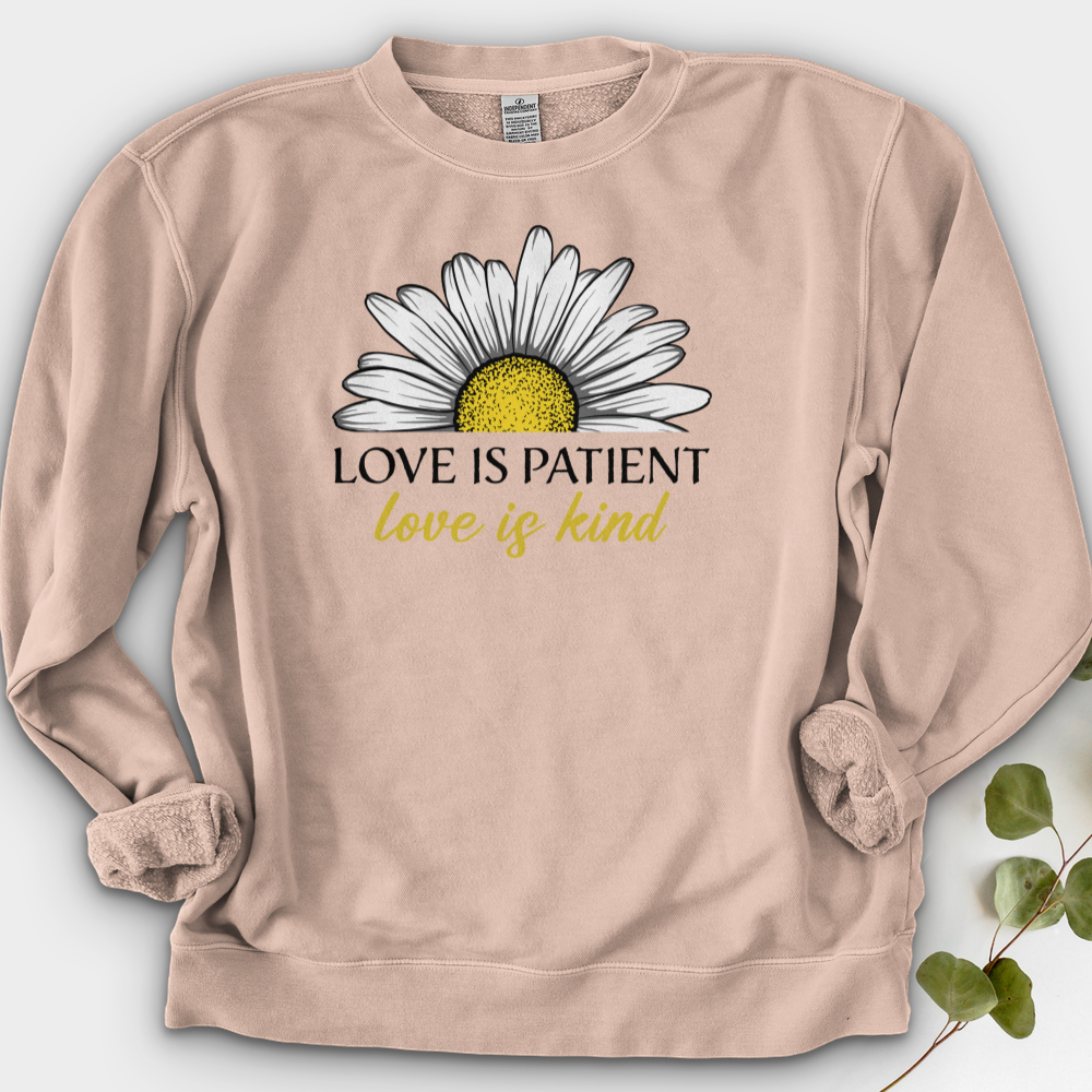 Love Is Patient Crewneck