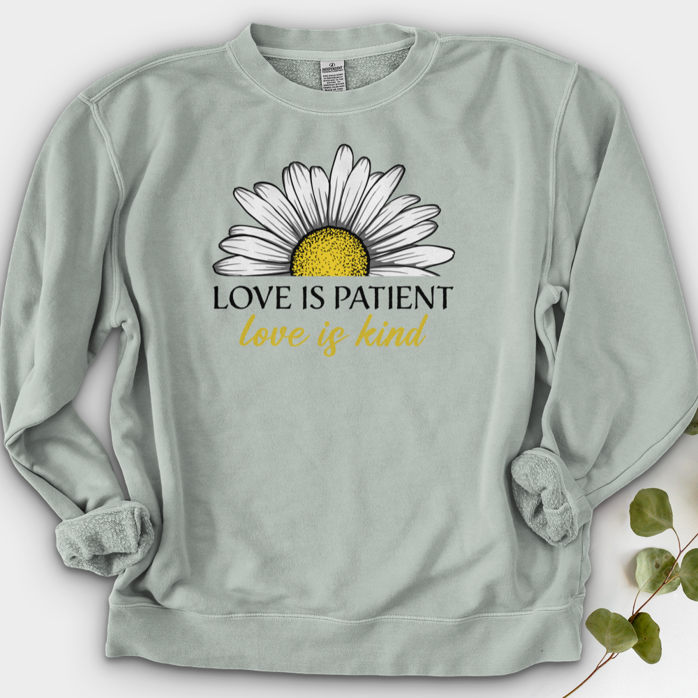 Love Is Patient Crewneck