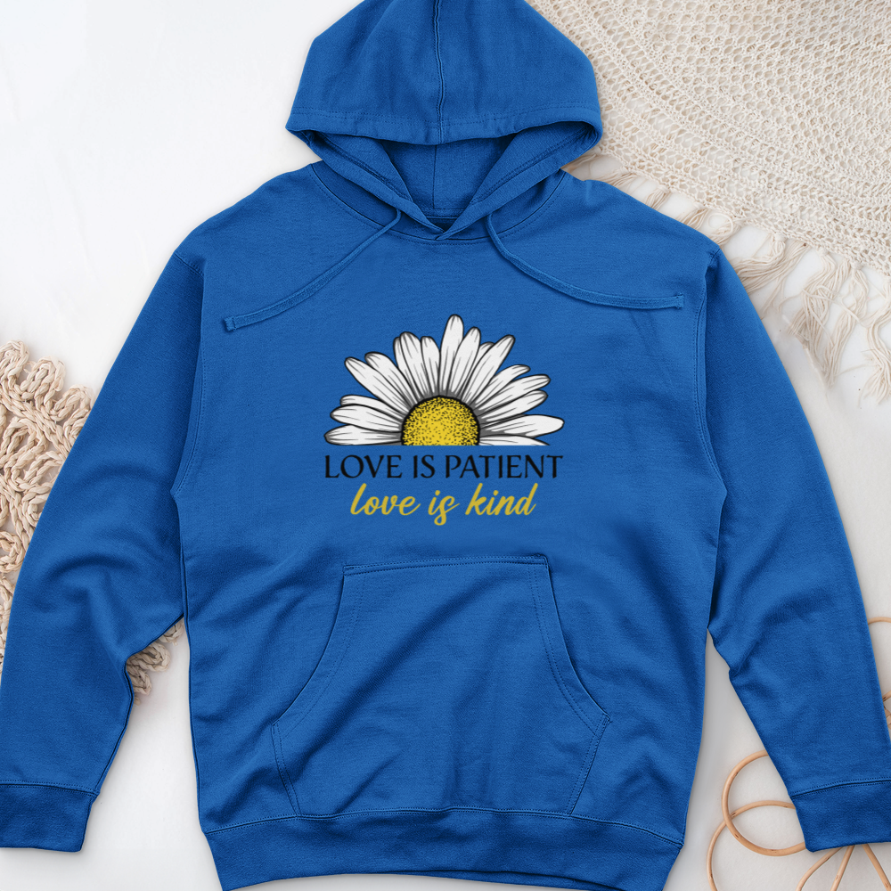 Love Is Patient Midweight Hooded Sweatshirt