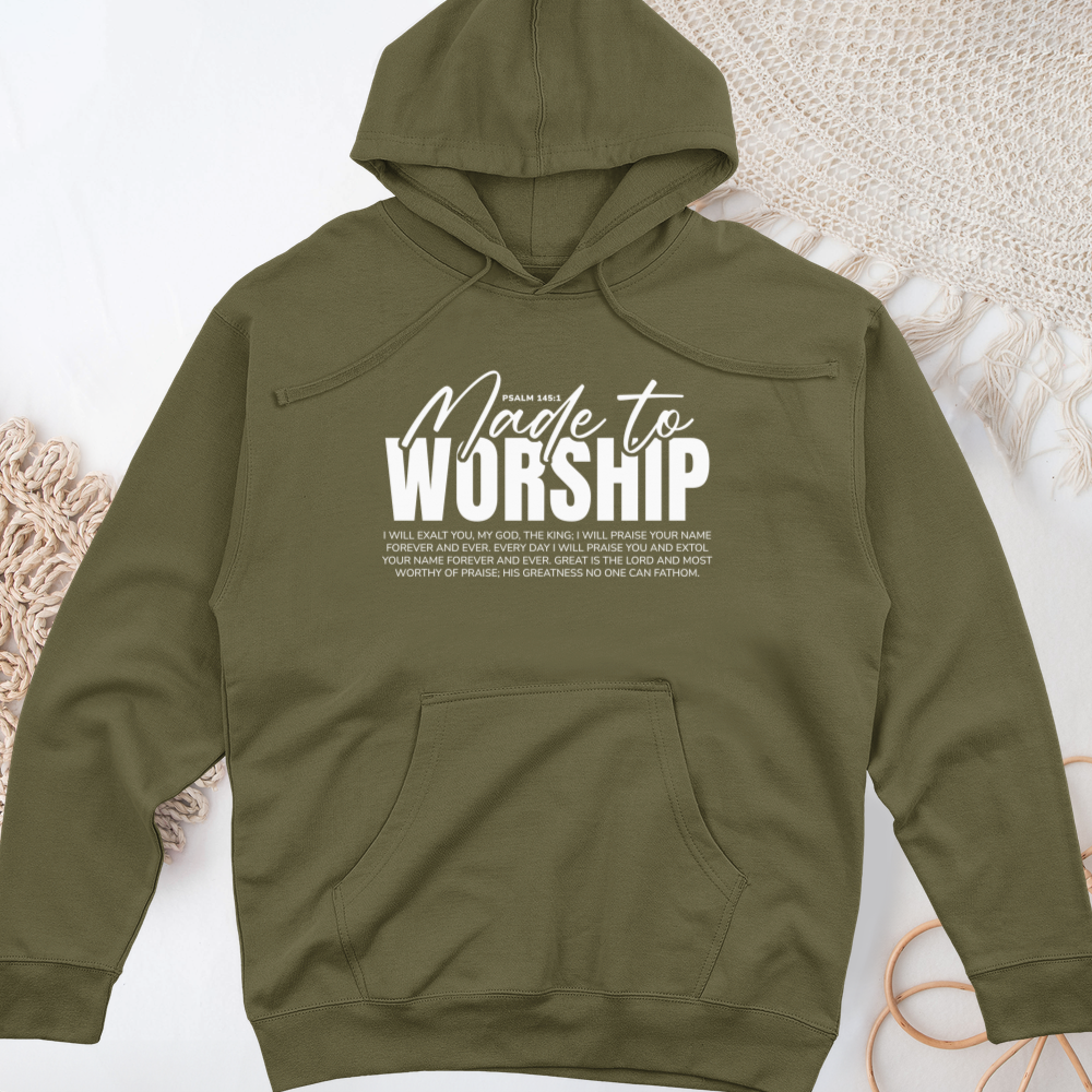 Made to Worship Midweight Hooded Sweatshirt