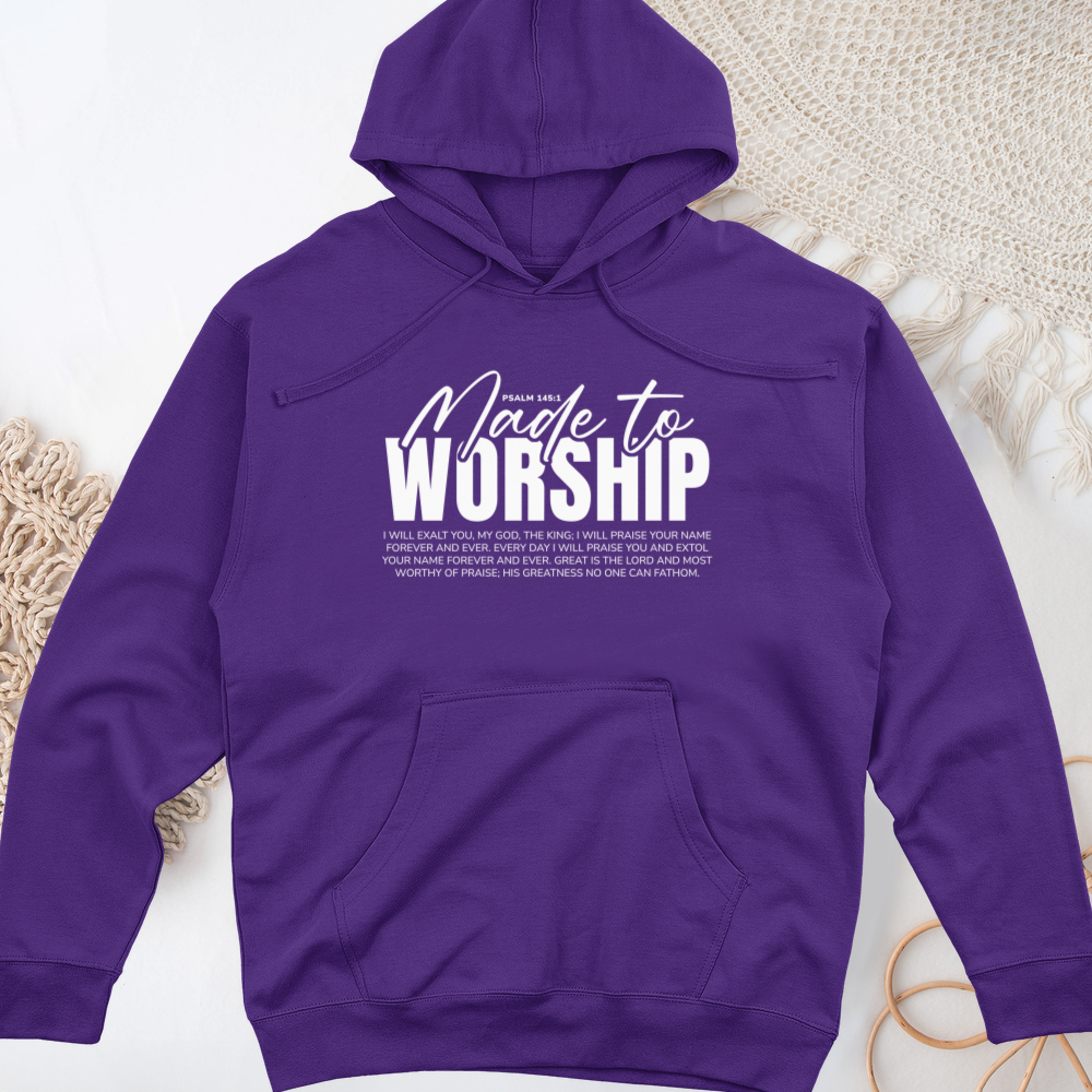 Made to Worship Midweight Hooded Sweatshirt
