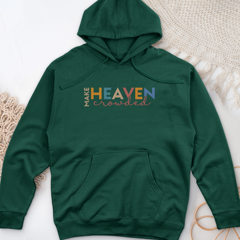 Make Heaven Crowded Midweight Hooded Sweatshirt