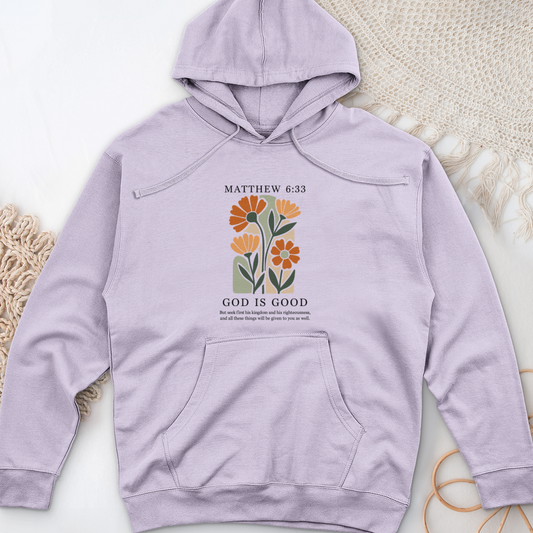 Matthew 6-33 Midweight Hooded Sweatshirt