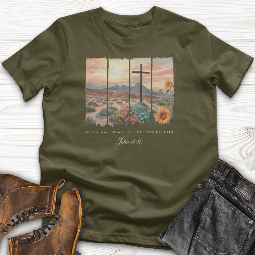 My Sin was Great, His Love was Greater T-Shirt