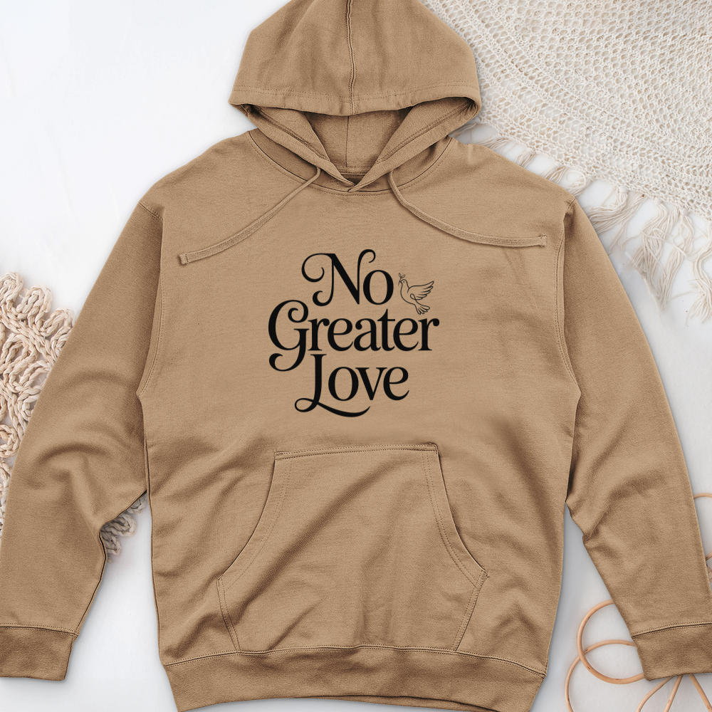 No Greater Love Midweight Hooded Sweatshirt