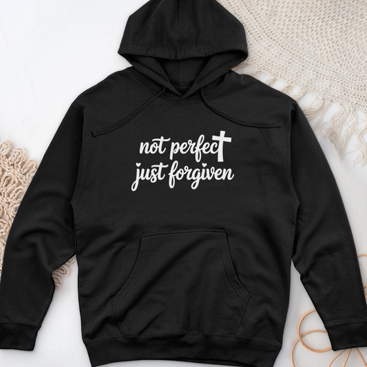 Not Perfect, Just Forgiven Midweight Hooded Sweatshirt