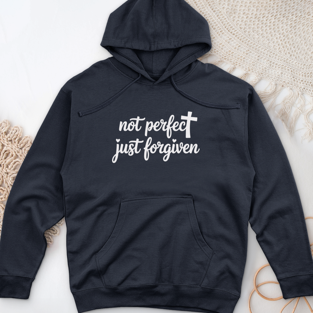 Not Perfect, Just Forgiven Midweight Hooded Sweatshirt
