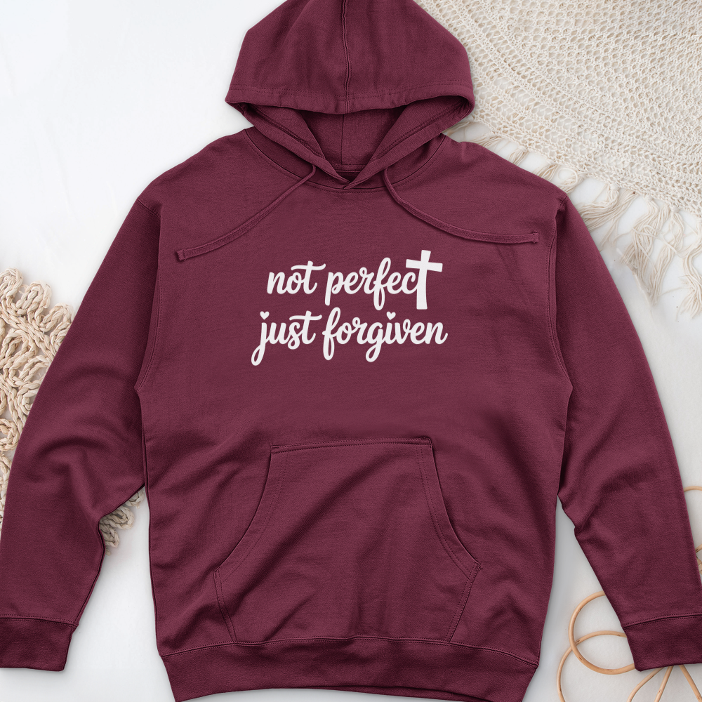 Not Perfect, Just Forgiven Midweight Hooded Sweatshirt