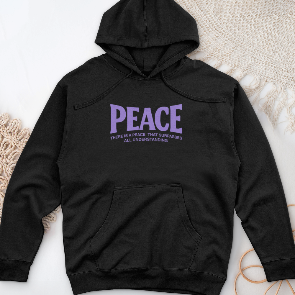 Peace Midweight Hooded Sweatshirt
