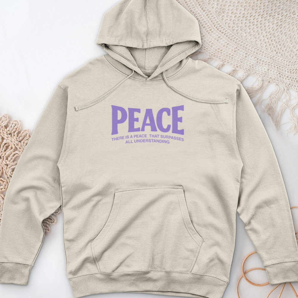 Peace Midweight Hooded Sweatshirt
